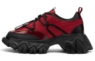 ANGEL CHEN Chunky Sneakers Women's Low Top Red