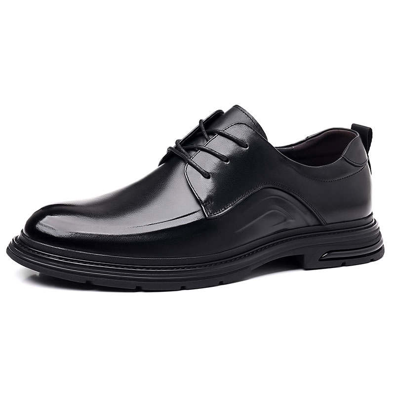 KAQIAODI Dress Shoes Men's Low Top Black
