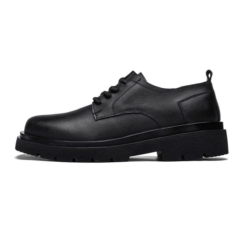 CITONGXIANSHENG Microfiber Leather Casual Shoes Men's Black