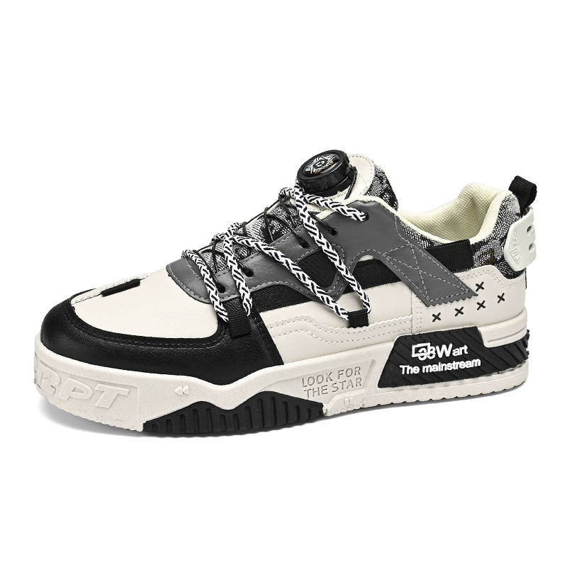 SHOUBA SHOUBA Microfiber Leather Low top Skateboard Shoes Men's