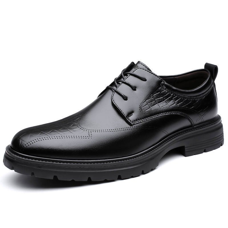 YIMINU Leather Casual Leather Shoes Men's