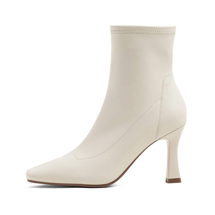 COMELY Sheepskin Ankle Boots 8.5cm Women's