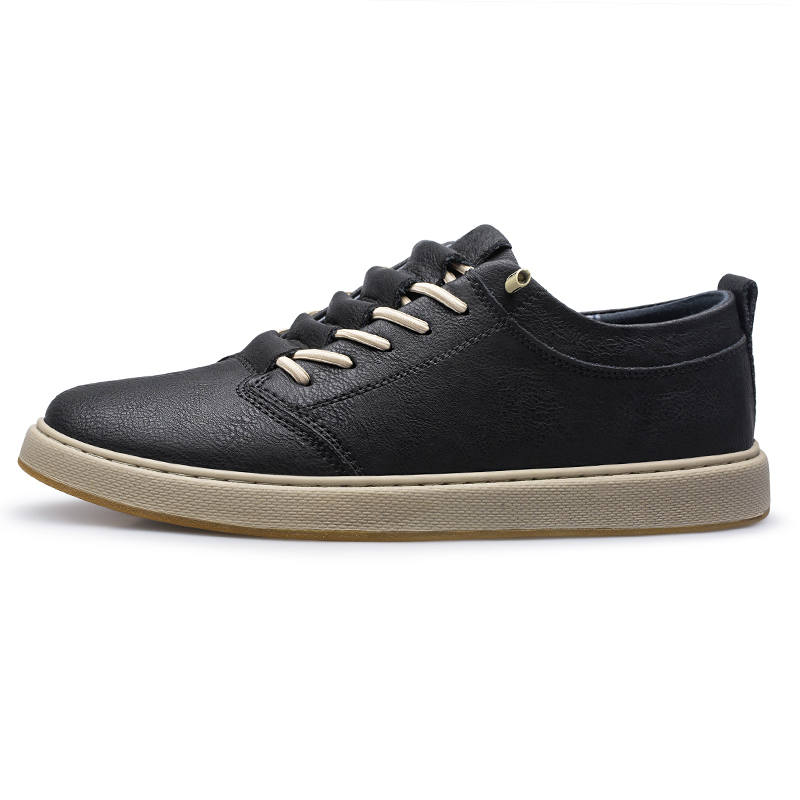 DAOTUSEN Cow Leather Slip Resistant Cushioning Abrasion Resistant Slip Resistant Cushioning Abrasion Resistant Low top