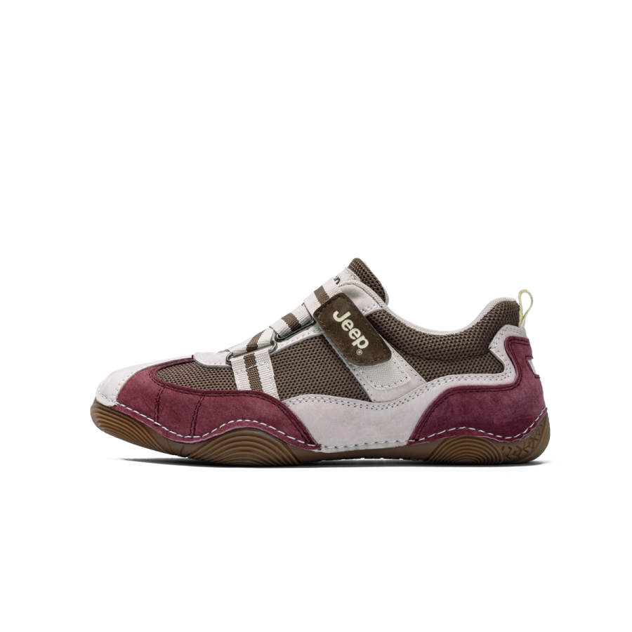 Jeep Synthetic Leather, Textile Retro Sports Low top Casual Shoes Women's