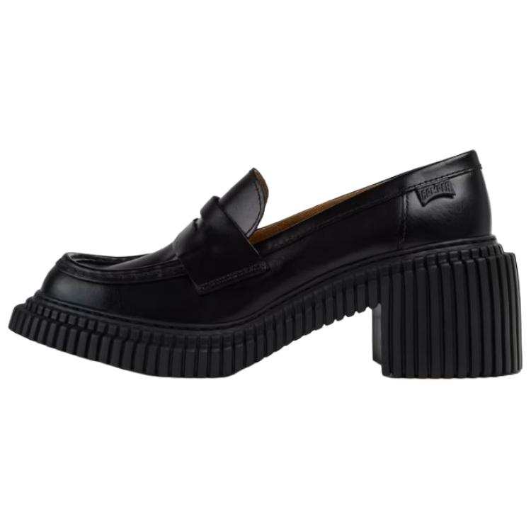 CAMPER Pi London Cow Leather Chunky Heel High Heels 7cm Women's