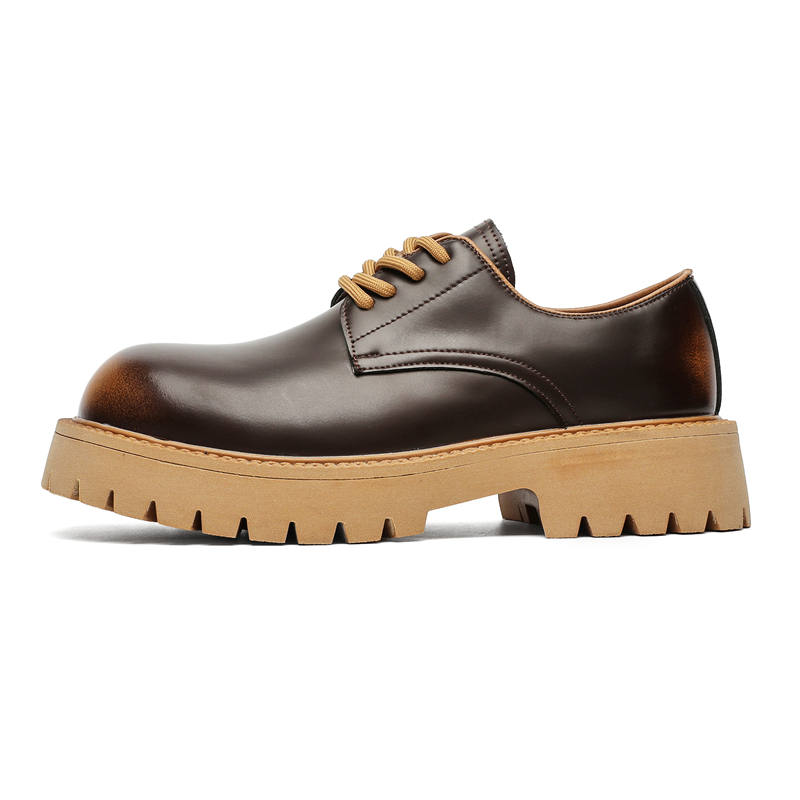CHILANG CHILANG Microfiber Leather Casual Shoes Men's Brown
