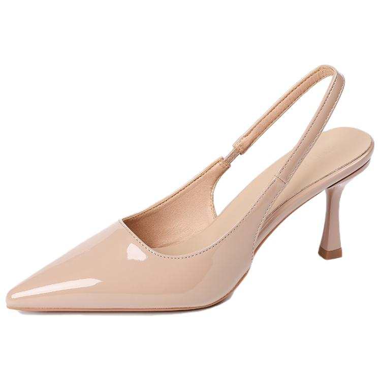TATAYA Microfiber Leather Slim Heel High Heels 7cm Women's