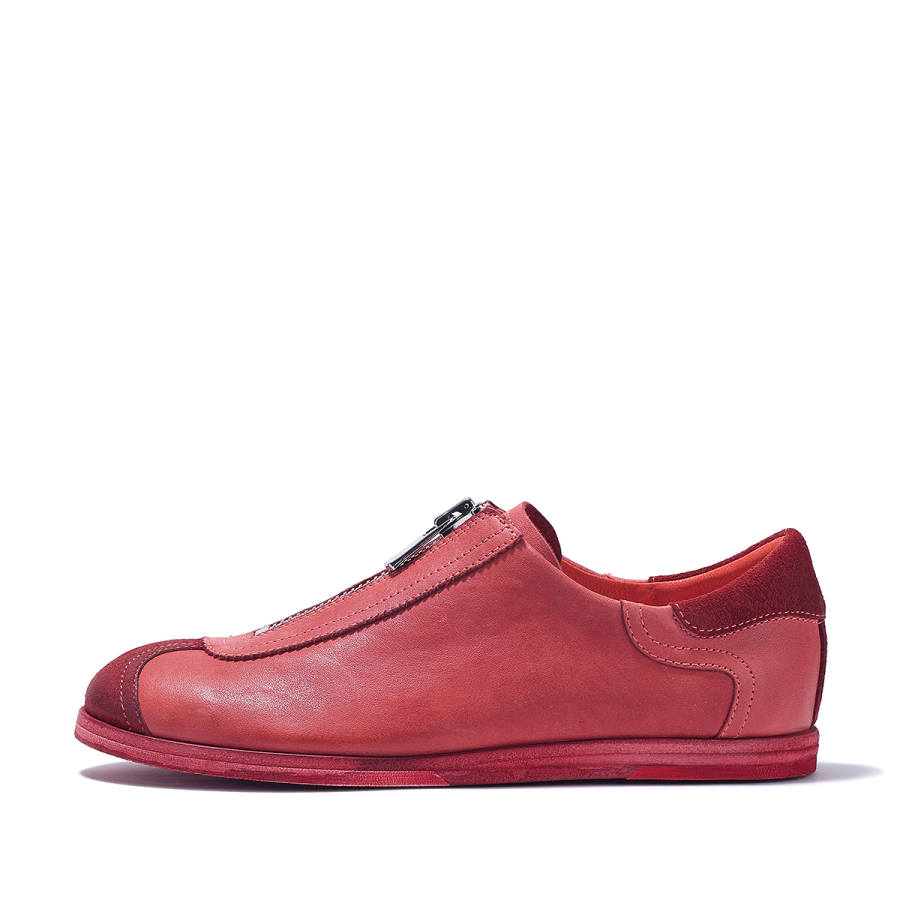 BELLALILY Top Grain Cow Leather Low top Casual Shoes Women's