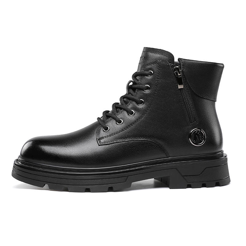 SEPTWOLVES Top Grain Cow Leather Short Abrasion Resistant Combat Boots Men's HD