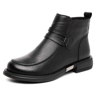 KANGLINIAO Fleece Lined Fashion Trend Ankle Boots Women's