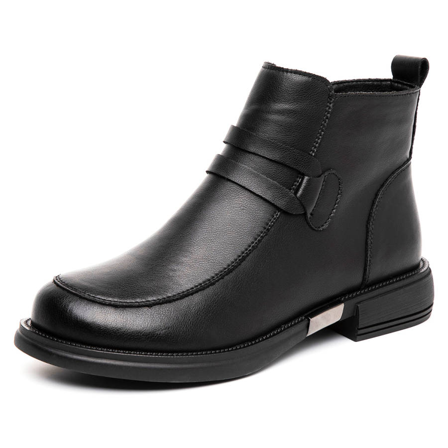 KANGLINIAO Fleece Lined Fashion Trend Ankle Boots Women's