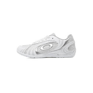OLD ORDER Microfiber Leather Lace Low top Casual Shoes Women's Ballet White