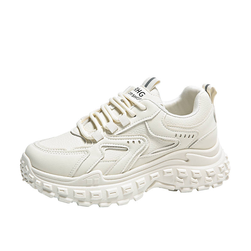 GONGNIUMEILI Pu Low top Chunky Sneakers Women's