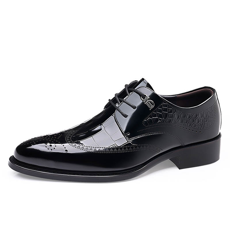 POPULAR ROUSE PR Top Grain Cow Leather Dress Shoes Men's