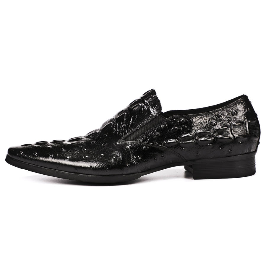 ASTON M.JAZZ Dress Shoes Men's Low Top Black/Burgundy/Brown