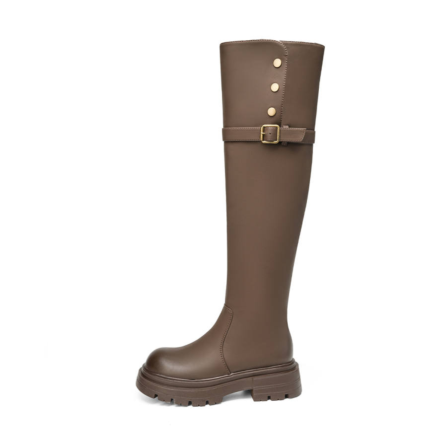 EBLAN EBLAN Knee high Boots Women's Brown