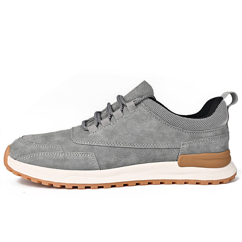 WENNAI Men's Casual Shoes Men's Low Top Gray