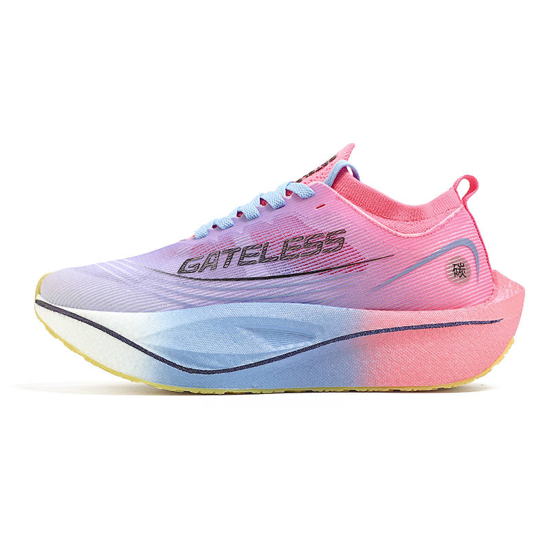 GATELESS GATELESS Low top Running Shoes Unisex Fluorescent Cherry Blossom Pink