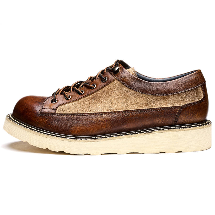 DIENGRLEY Dress Shoes Men's Low Top Coffee