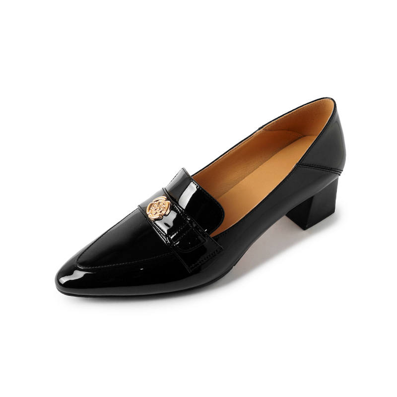 Echo&yolo Patent Leather Casual Shoes 4.5cm Women's