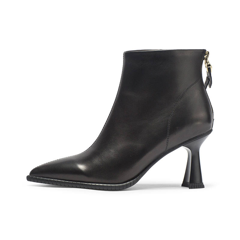 Coup De Foudre Cow Leather Ankle Boots 7.5cm Women's