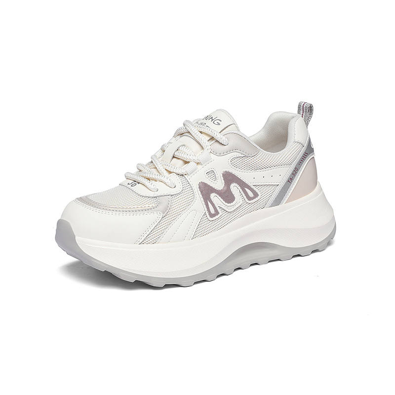 JINSITU Slip Resistant, Abrasion Resistant, Lightweight, Height Increasing Low top Chunky Sneakers Women's