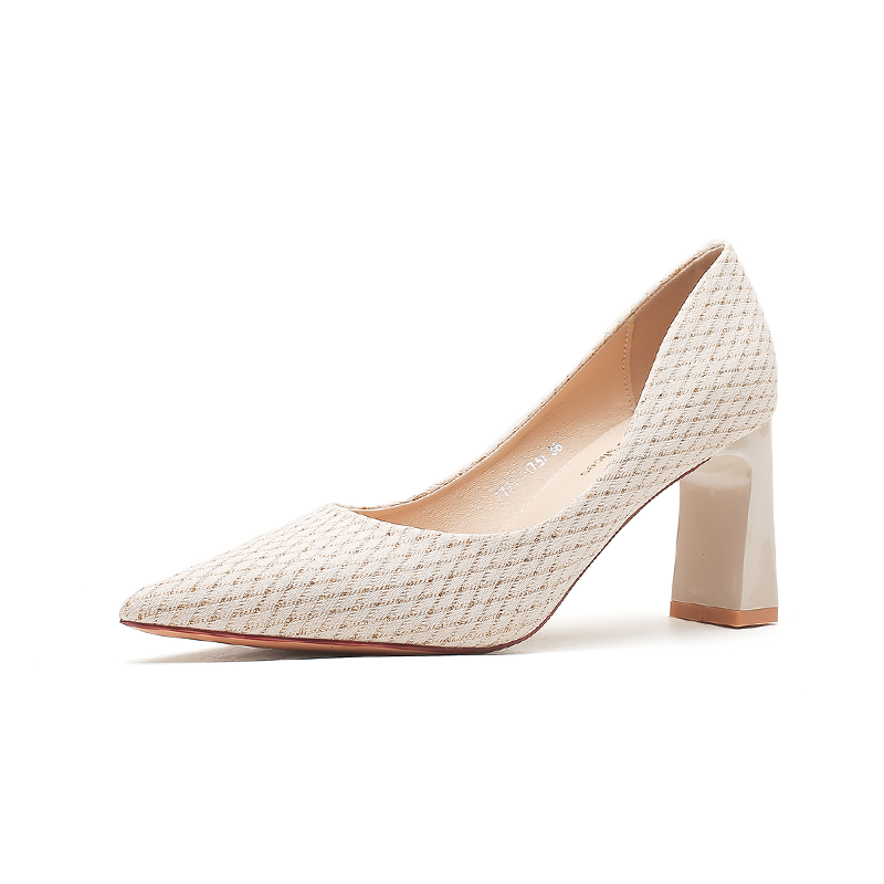 Zubumei Chunky Heel High Heels Women's