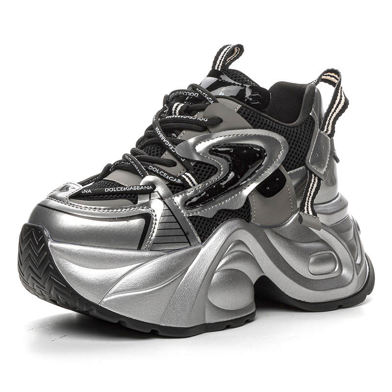 Shangjinni Fabric Mid top Chunky Sneakers Women's