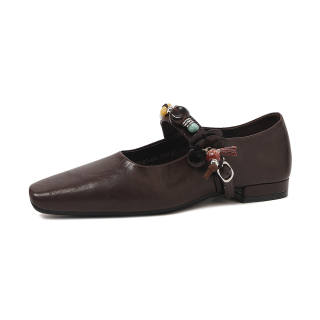CAMEIDO Flat Mary Jane Shoes 2cm Women's