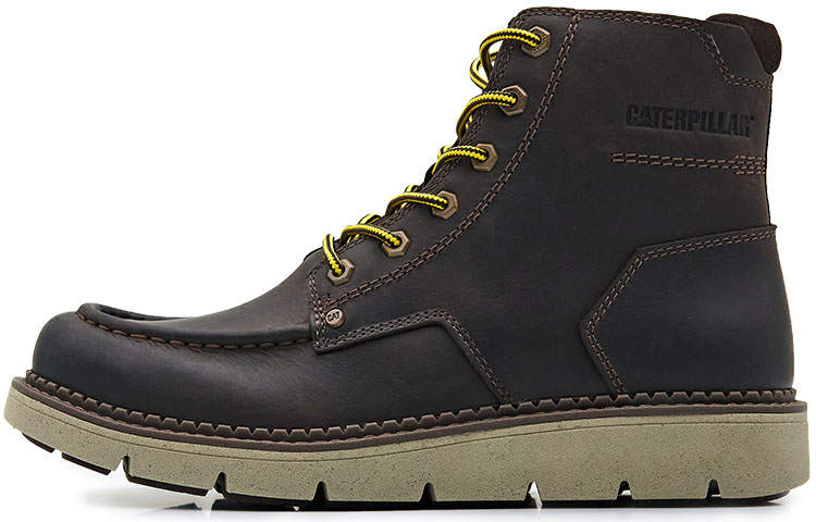 CAT CAT Cow Leather Crew Covert Collection Casual Combat Boots Men's