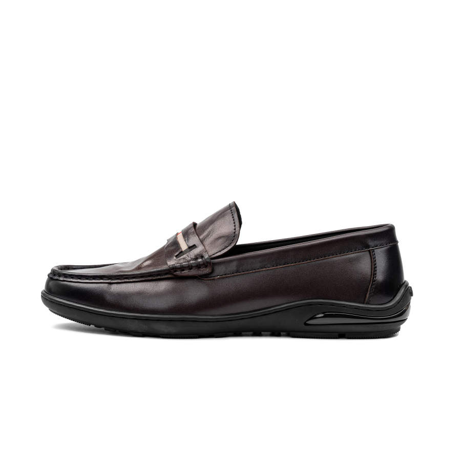 BOSSSUNWEN Loafers Men's Black/Coffee