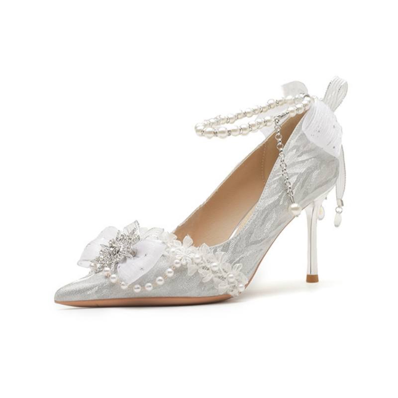 HKCP Slim Heel High Heels 8cm Women's