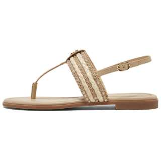 BASTO Sheepskin One Strap Sandals Women's