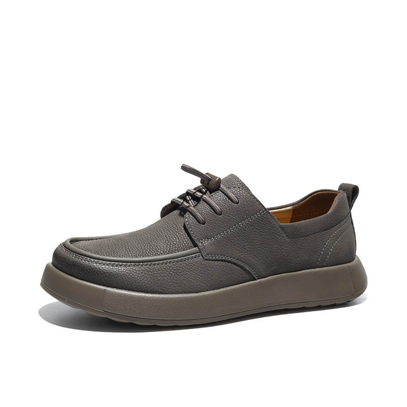 HARSON Cow Leather Slip Resistant, Abrasion Resistant, Waterproof Low top Casual Shoes Men's