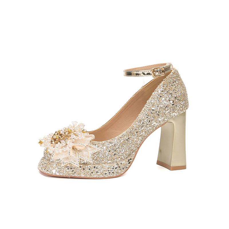 Bamiti Chunky Heel High Heels Women's