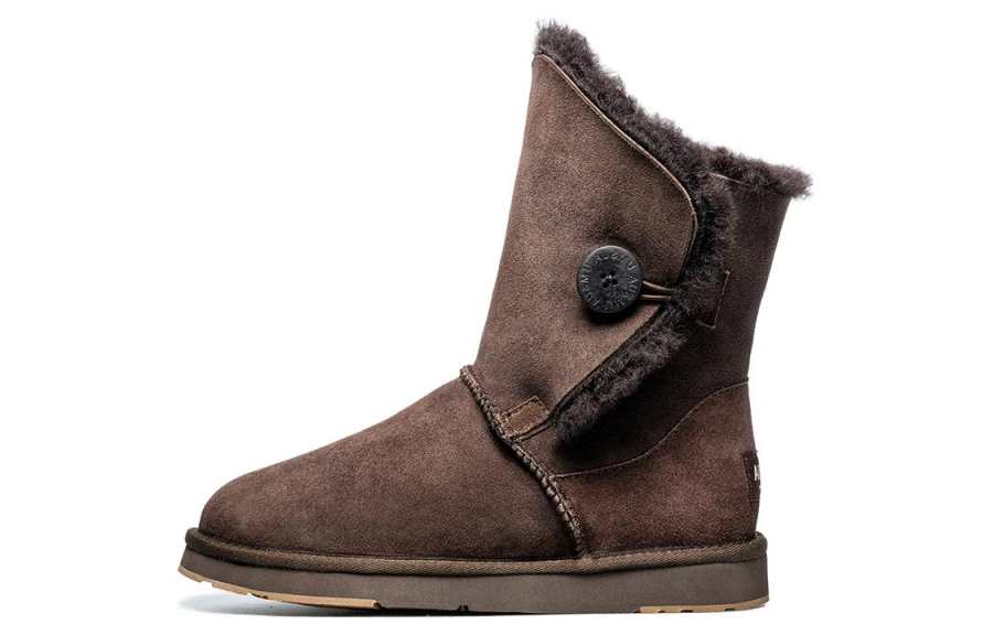 AU&MU Snow Boots Women's Chocolate