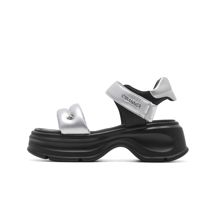 C°BANNER C°BANNER One Strap Sandals Medium Heel Women's