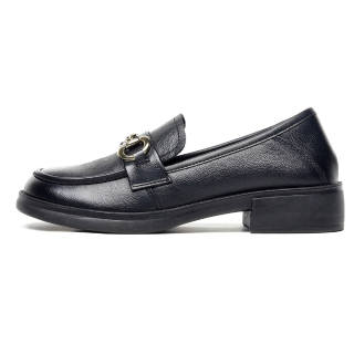 AAA SINCE 1955 Cow Leather Casual Shoes 3cm Women's Black