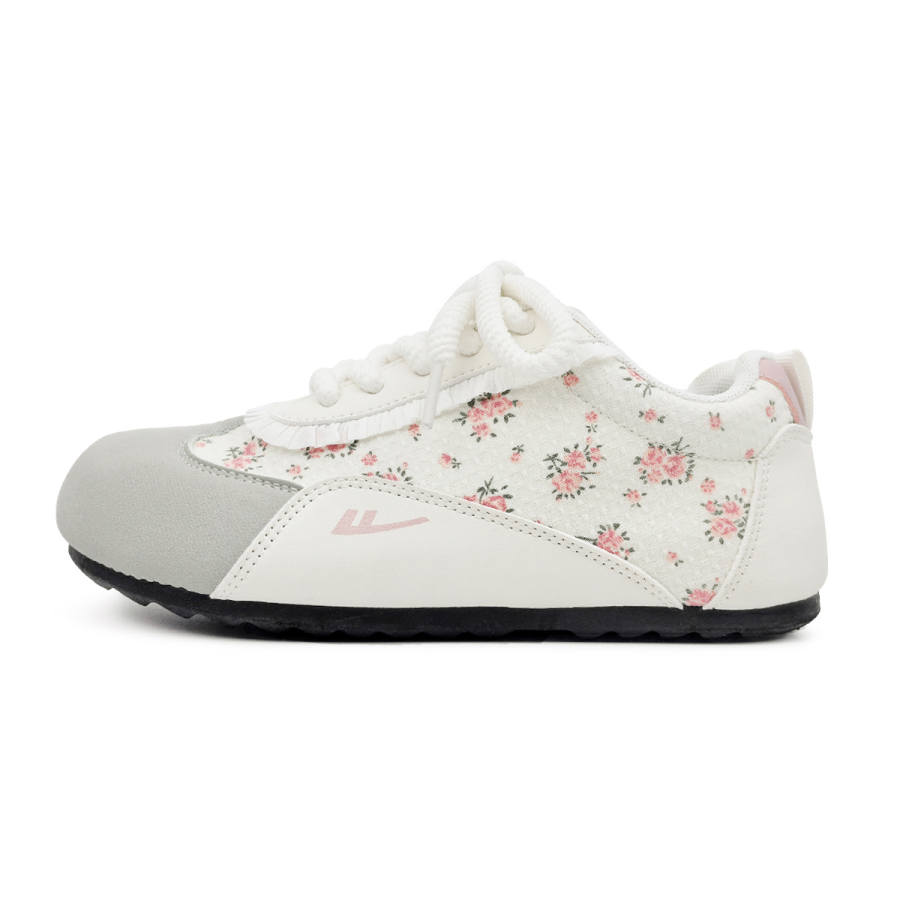Warrior Everyday Commute, Sweet And Cute White Sneakers Low top Casual Shoes Women's