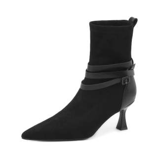 CORALDAISY Ankle Boots 7cm Women's Black