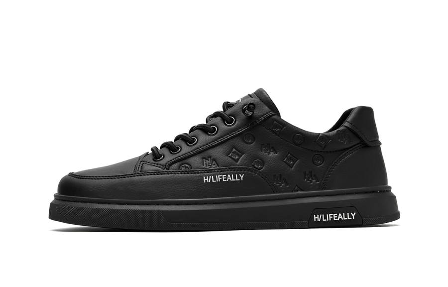 HLA HLA Microfiber Leather Skateboard Shoes Men's