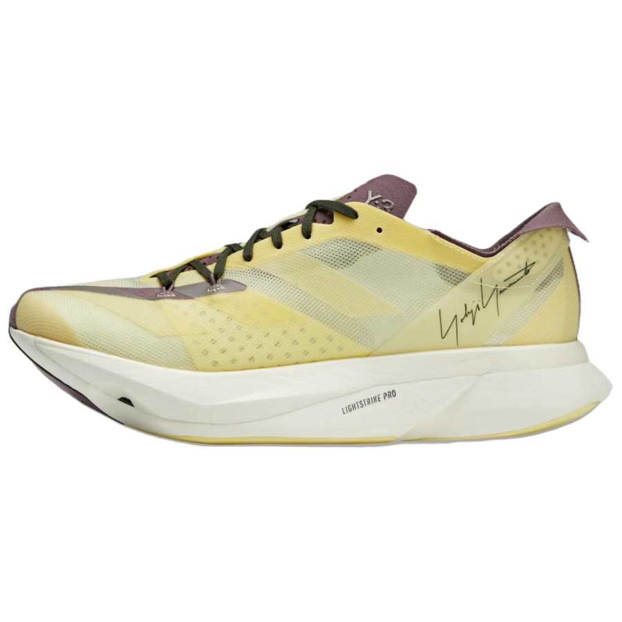 Y-3 Adizero Adios Pro 3 Y-3 'Almost Yellow Shadow Fig'