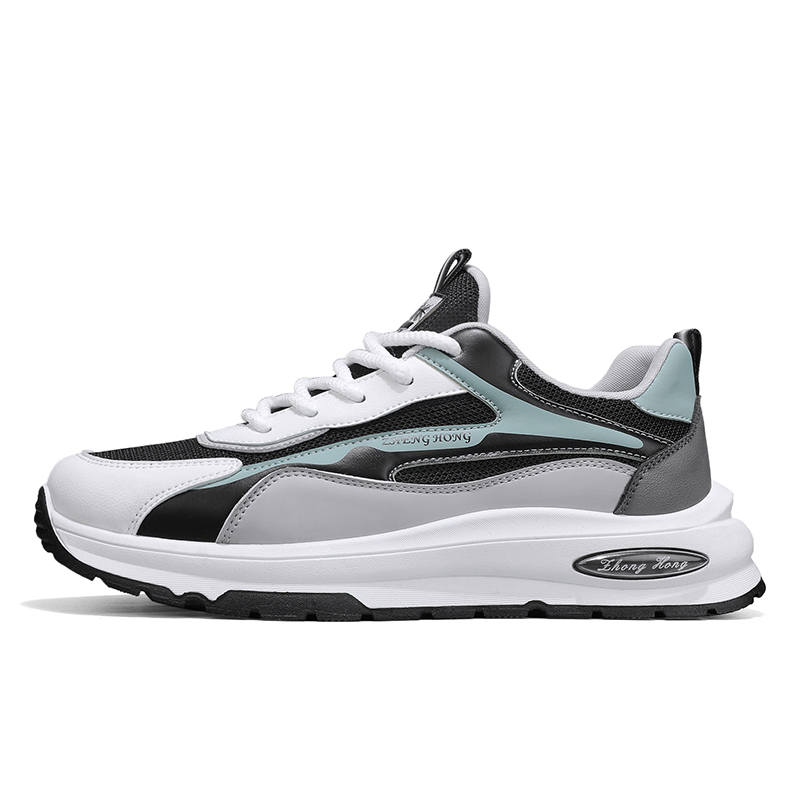 SENGUIBUCK Microfiber Leather Abrasion Resistant Abrasion Resistant Low top Chunky Sneakers Men's