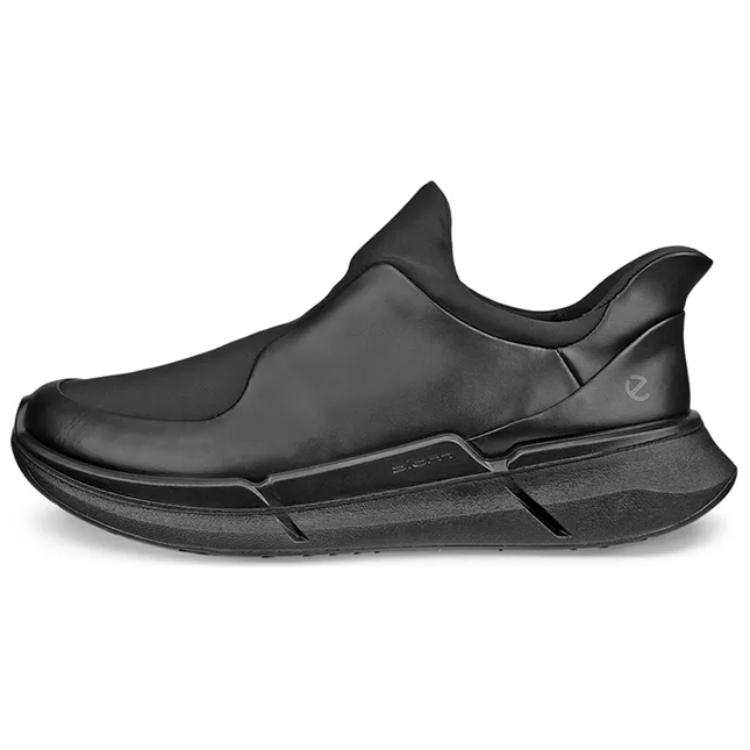 Ecco Top Grain Cow Leather Comfortable Low top Casual Shoes Women's Black
