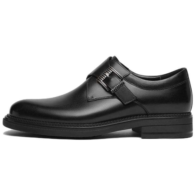VOLO Top Grain Cow Leather Dress Shoes Men's Black
