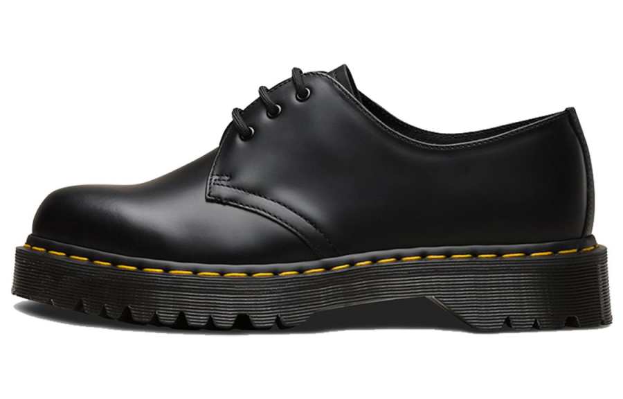 Dr.Martens 1461 Bex Leather Abrasion Resistant Low top Casual Shoes Unisex Black
