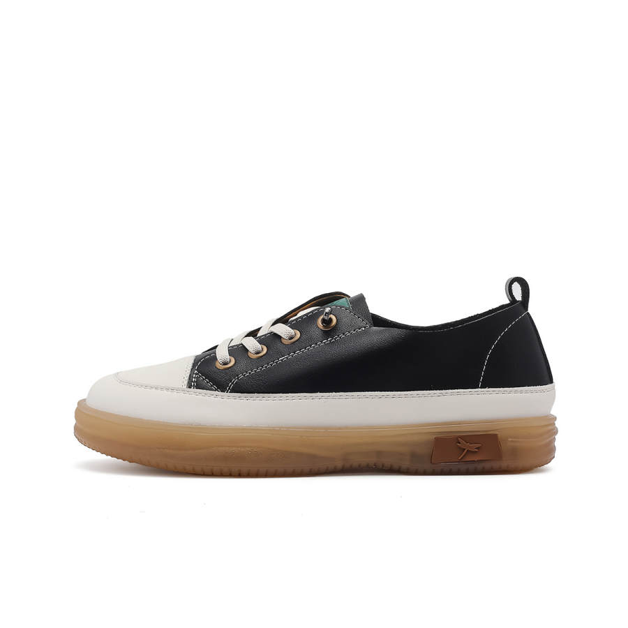 RED DRAGONFLY Synthetic Leather Lightweight Support Low top Skateboard Shoes Women's