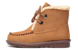 SEMIR Thermal Faux Cow Wool Fleece Lined Casual Short Snow Boots Women's