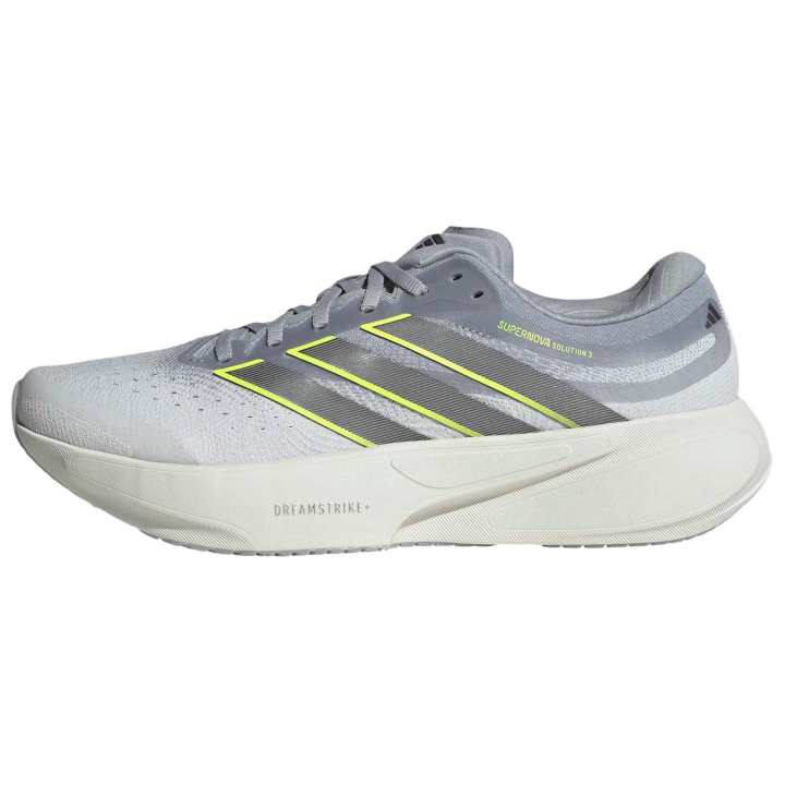 Adidas Adidas SUPERNOVA SOLUTION 3 Abrasion Resistant Breathable Running Shoes Men's Gray