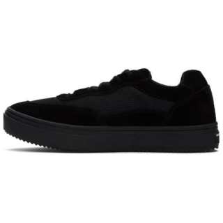 CDG Leather Low top Skateboard Shoes Men's Black